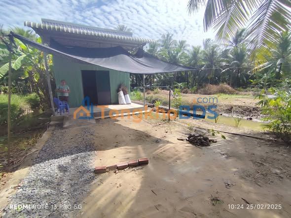 Bán Đất Tặng Nhà 500m² Ấp Tân Thiện, Bến Tre - Giá 450 Triệu