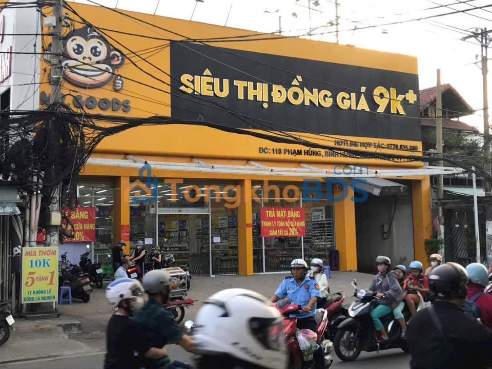 Nhà phố Phạm Hùng Bình Hưng 1.000m2 280 triệu - Mặt tiền