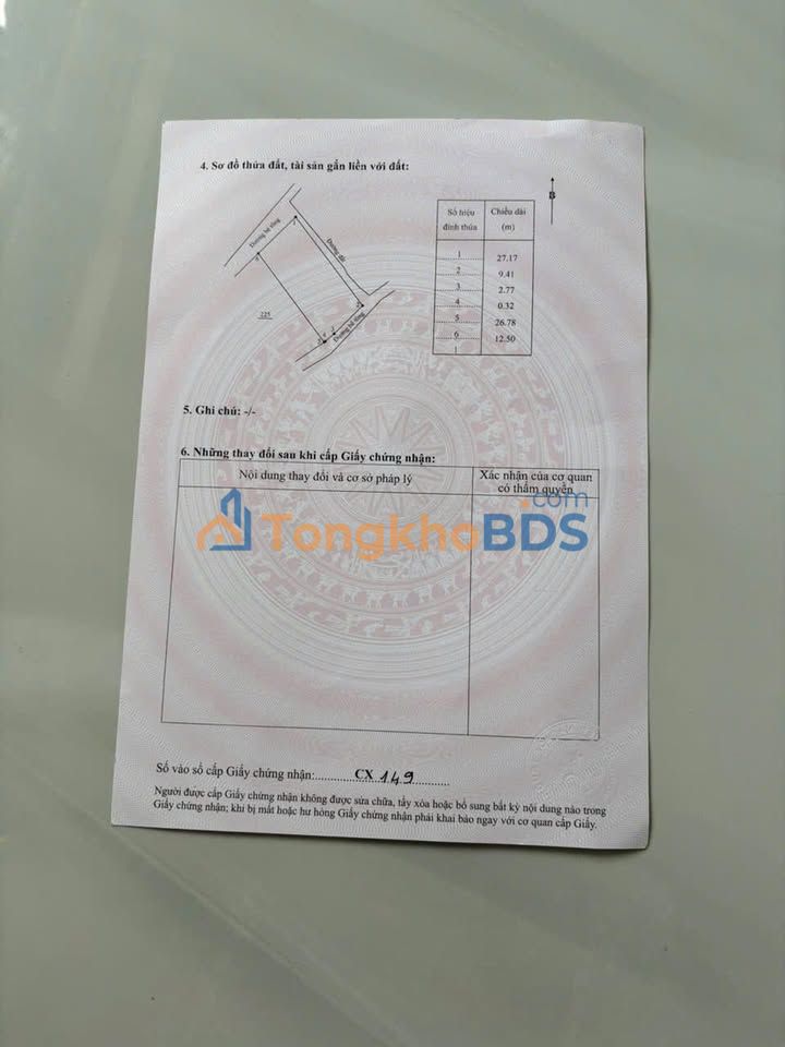 Đất nền Bình Thạnh 334m² 1.7 tỷ - Sổ đỏ chính chủ