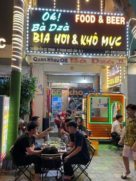 Nhà mặt tiền Nguyễn Cư Trinh Q1 28m² 30 triệu - Mặt tiền kinh doanh