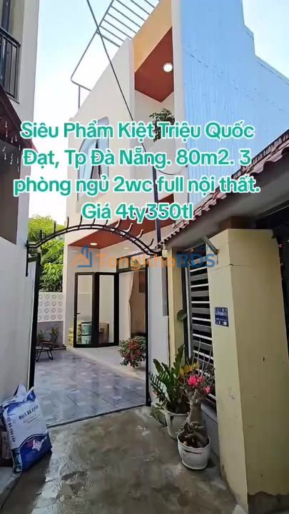 Nhà Cẩm Lệ 80m² giá 4.35 tỷ - Chính chủ bán gấp sẵn sàng