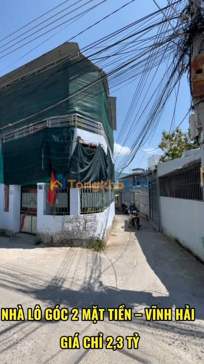 Nhà lô góc Vĩnh Hải 48m² 2,3 tỷ - Sẵn sàng ở ngay