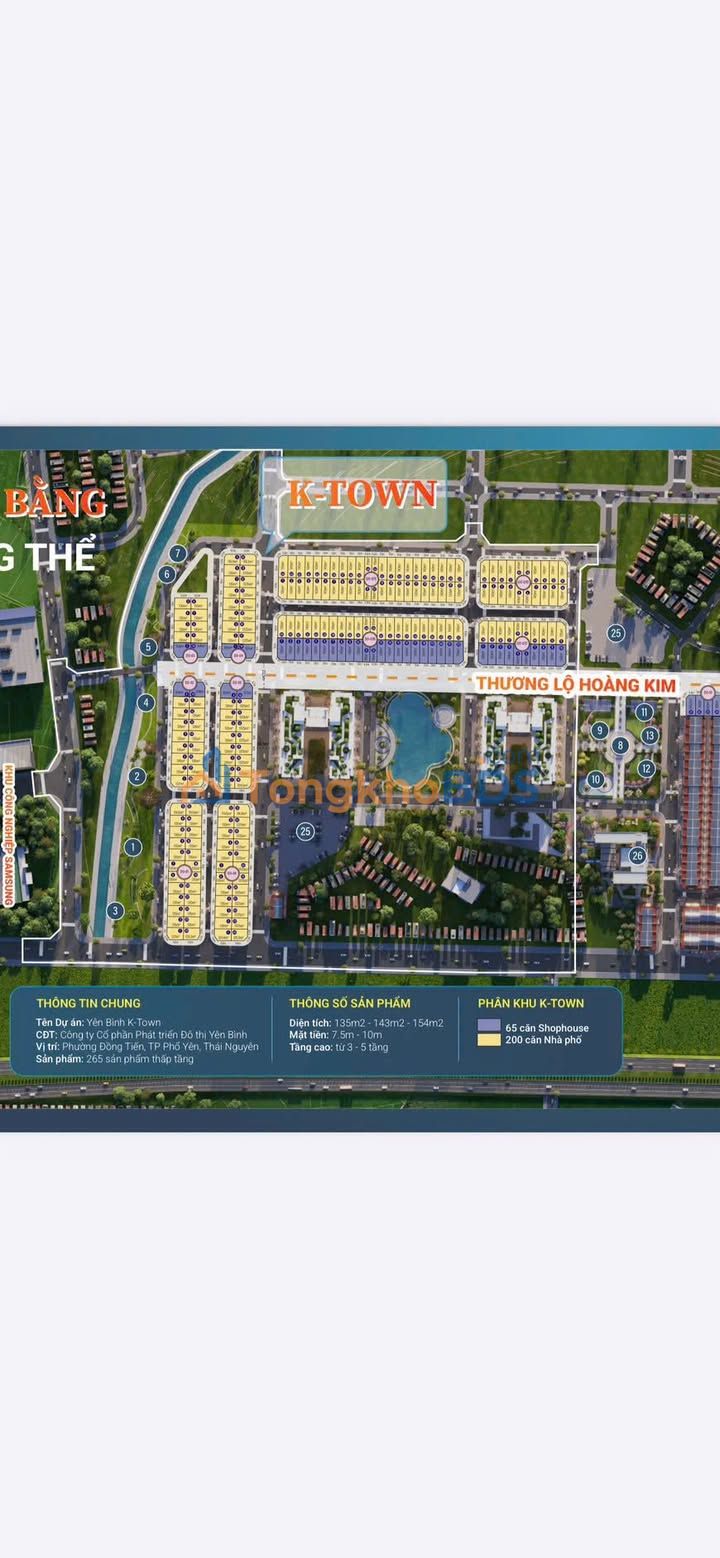 Đất nền K-Town DO12 Phổ Yên 146m² 3.5 tỷ - Sổ đỏ chính chủ