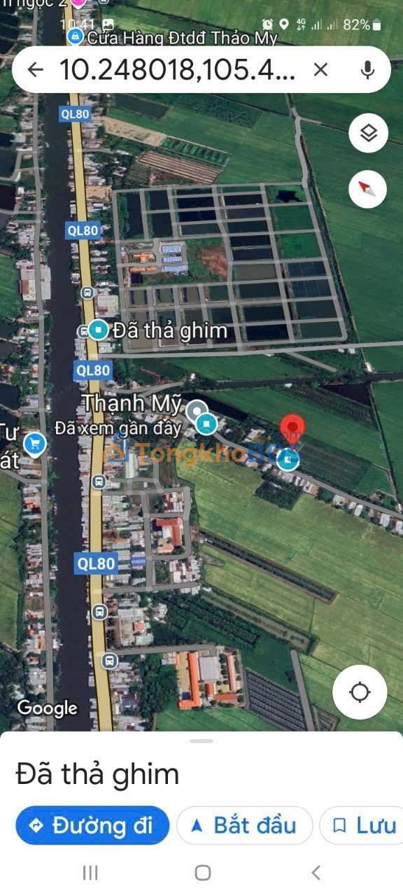 Đất Thạnh Mỹ Vĩnh Thạnh 733m² - Hạ tầng hoàn thiện