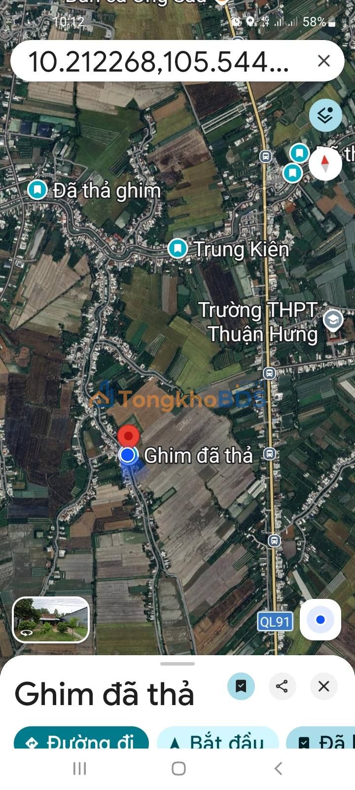 Đất nền Trung Kiên Thốt Nốt 1590m² 1.5 tỷ - Sổ đỏ chính chủ