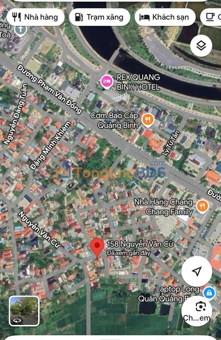 Nhà mặt tiền Nguyễn Văn Cừ Đồng Hới 150m² - Ô tô vào tận nhà