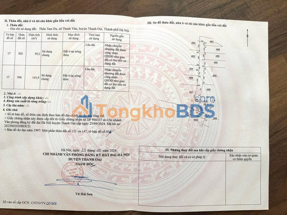 Đất nền Tam Đa - Thanh Văn 59m² hơn 4 tỷ - Sổ đỏ chính chủ