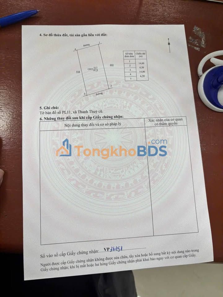 Đất nền Thanh Thủy Thanh Liêm 91m² 1.2 tỷ - Sổ đỏ chính chủ