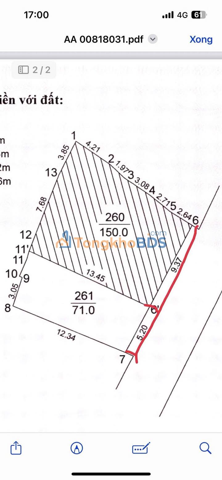 Đất Xuân Đỉnh Bắc Từ Liêm 71m² - Sổ đỏ chính chủ