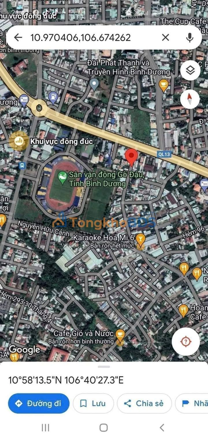 Đất QL13 Phú Giáo 110m² 3 tỷ - Sổ đỏ chính chủ