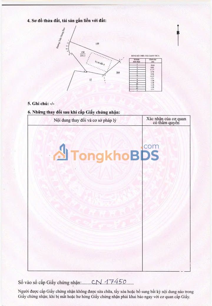 Đất nền Long Điền 231m² 3 tỷ - Vị trí đẹp