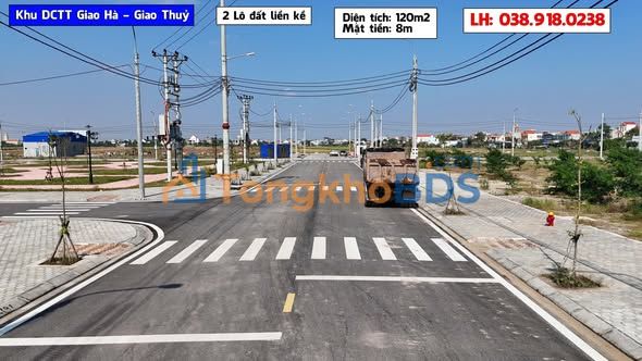 Bán 2 Lô Đất Nền Đẹp 120m² Giao Hà, Nam Định - Sẵn Sổ Hồng