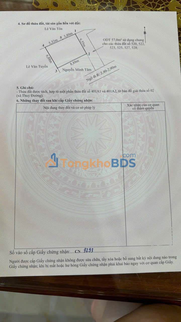 Đất nền Thuỷ Nguyên 57m² giá 1,7 tỷ - Sổ đỏ chính chủ