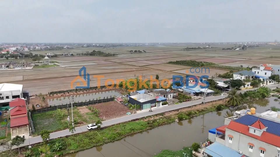 Đất thổ cư 80m² mặt đường Liên Xã, Giao Thủy - View sông phong thủy tốt