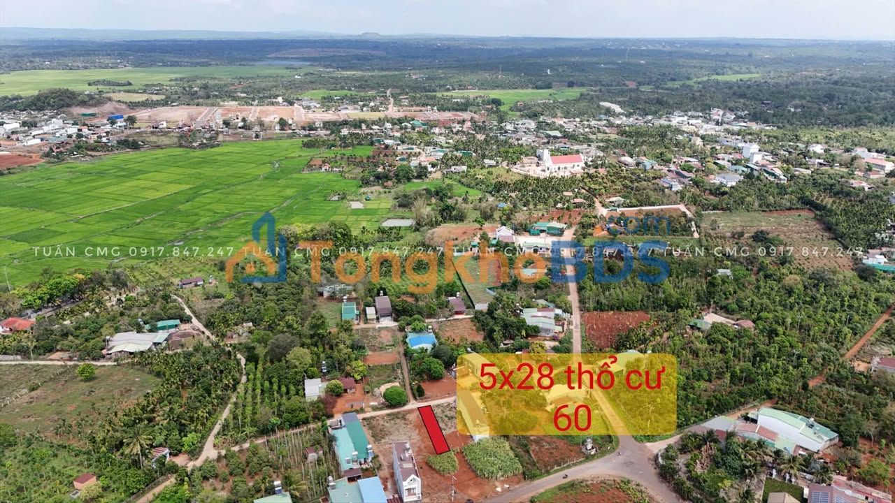 Đất nền Ea Tar Cư M'gar 140m² 590 triệu - Đường to ô tô