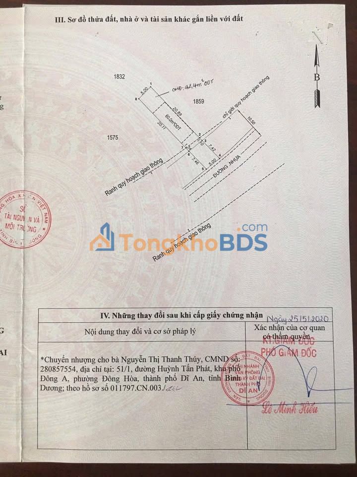 Đất mặt tiền Nhựa Tân Phước Q.Tân Bình 3,85 tỷ - Vị trí đẹp