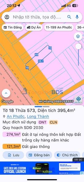 Đất nền Ấp 8 An Phước 400m² - Sổ đỏ chính chủ