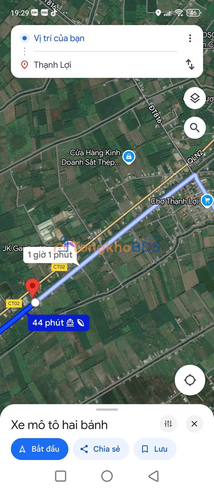 Đất vườn Bến Lức 1.109m² giá 7.2 tỷ - Sổ đỏ chính chủ