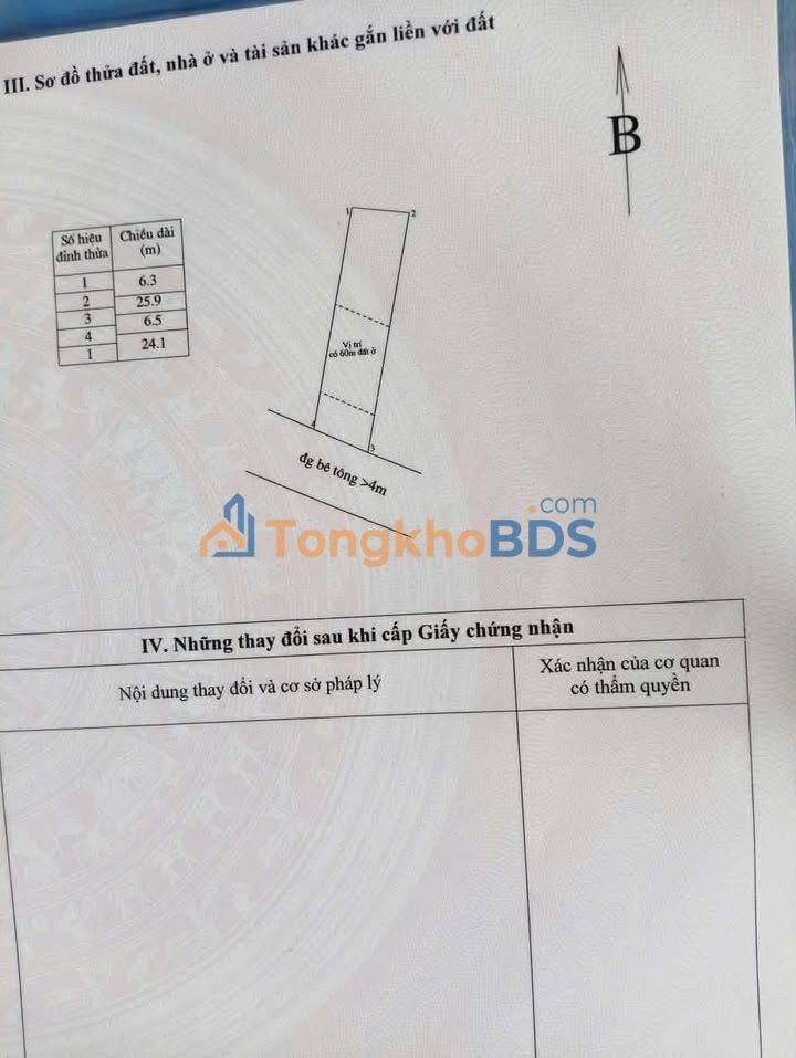 Đất nền Phường Tân Hải 158m² 1.8 tỷ - Sổ đỏ chính chủ