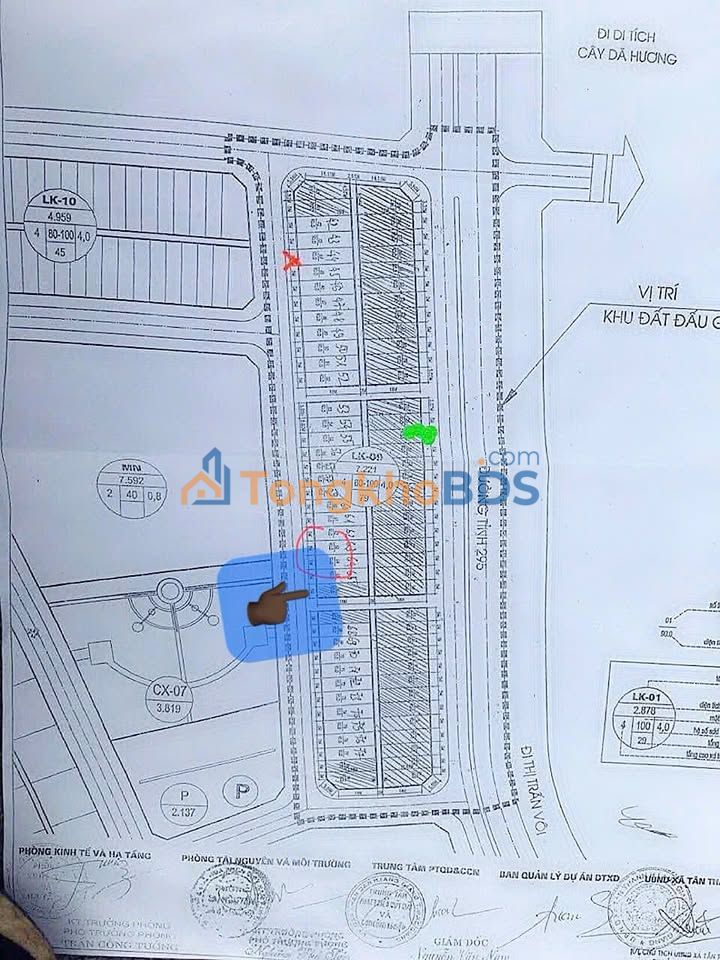 Đất đấu giá Lạng Giang 90m² - Làn 2 Tỉnh lộ 295, giá đầu tư