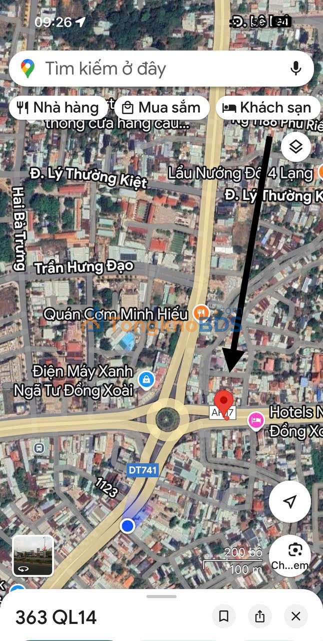 Nhà phố QL14 Đồng Xoài 115m² 6.8 tỷ - Mặt tiền kinh doanh