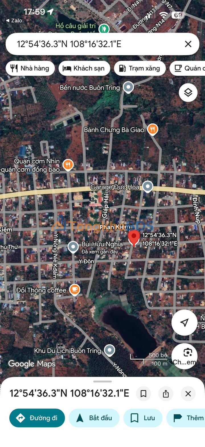 Đất Nguyễn Hiền Buôn Hồ 150m² giá 1.249 tỷ – Sổ đỏ chính chủ