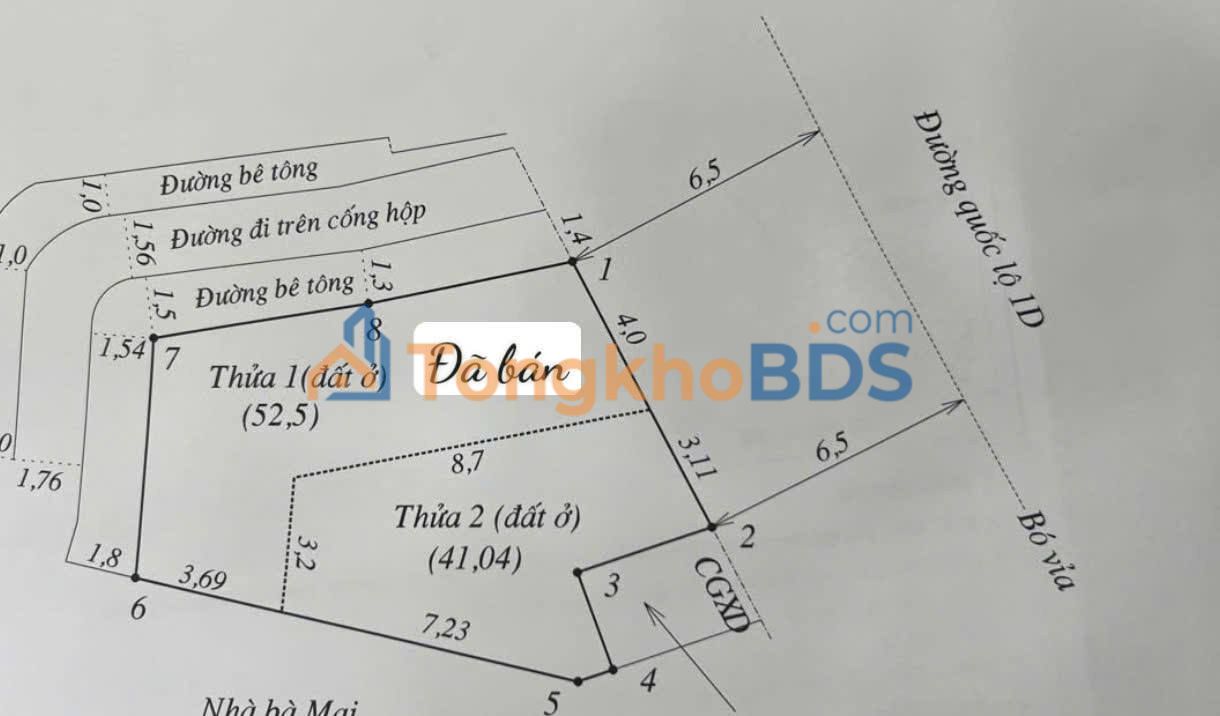 Đất Tây Sơn Quy Nhơn 41m² 1 tỷ - Sổ hồng riêng