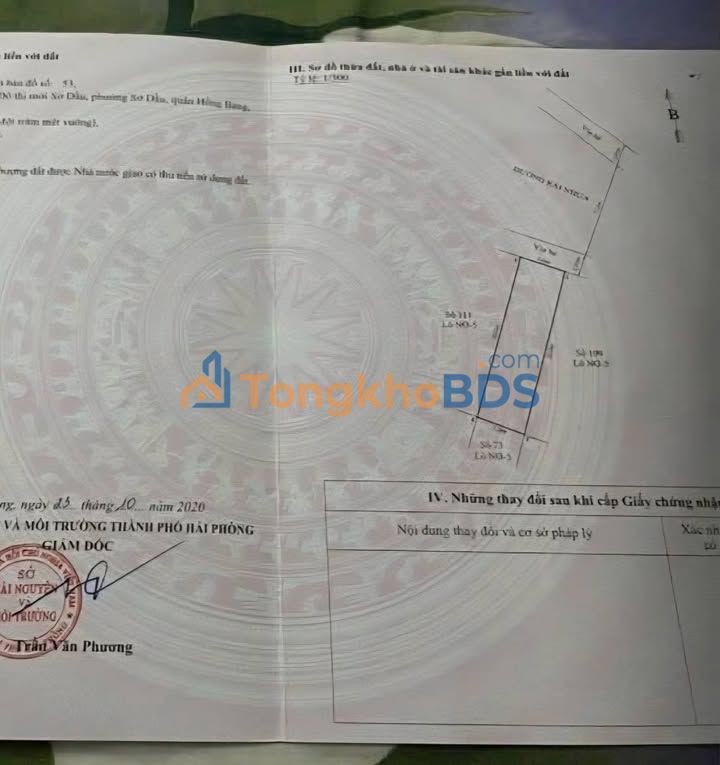 Đất nền Sở Dầu Hồng Bàng 100m² 7.7 tỷ - Sổ đỏ chính chủ