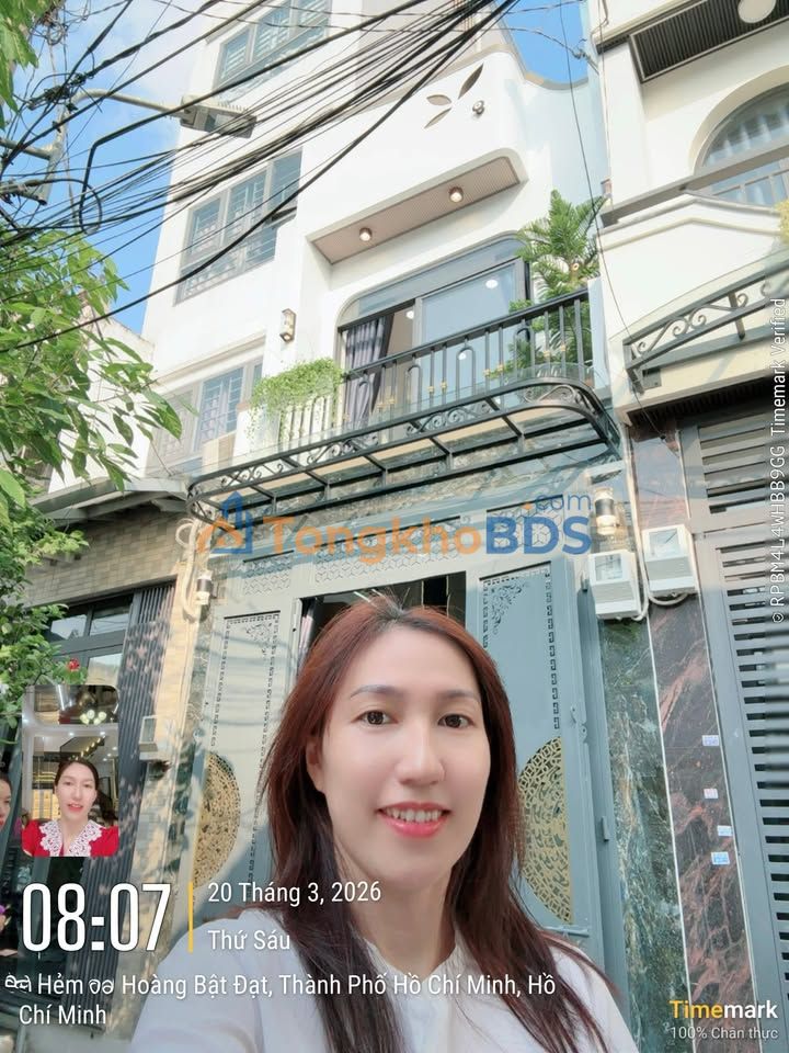 Nhà Đẹp 40m² Hoàng Bật Đạt, Tân Bình - 3PN, Sổ Hồng, Giá 5.3 Tỷ