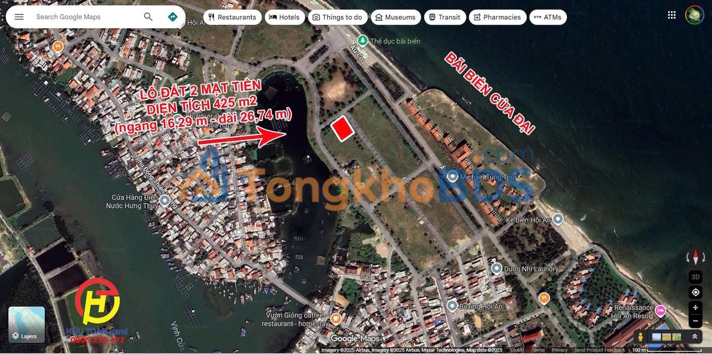 Đất nền Hội An 425m² - Tiềm năng tăng giá ven biển