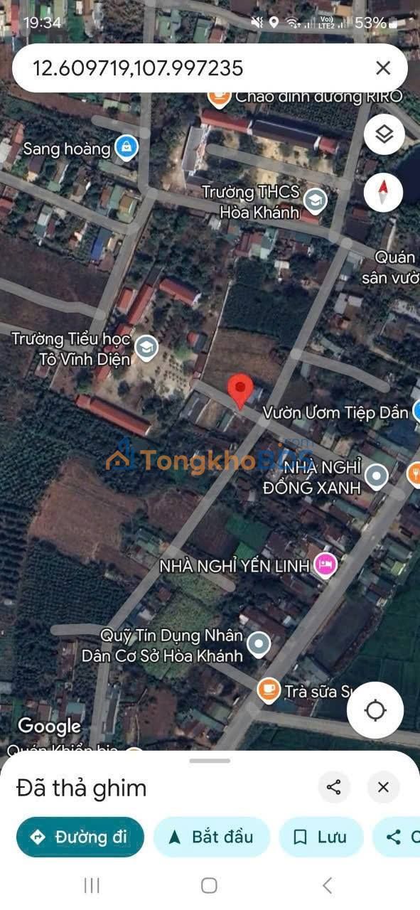 Đất Thôn 6 Hòa Khánh 210m² giá 1.47 tỷ - Sổ đỏ chính chủ