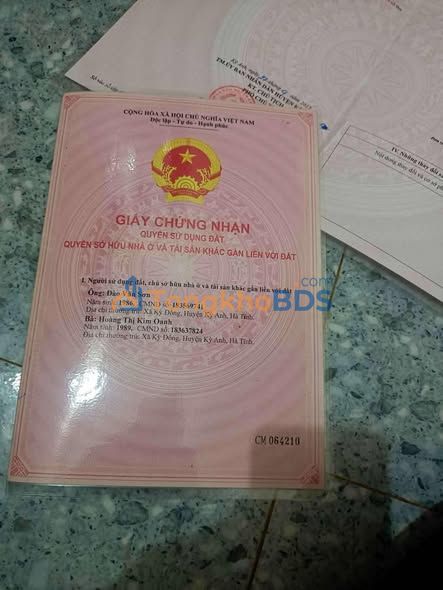 Đất nền Xã Kỳ Tiến 344m² - Sổ đỏ chính chủ