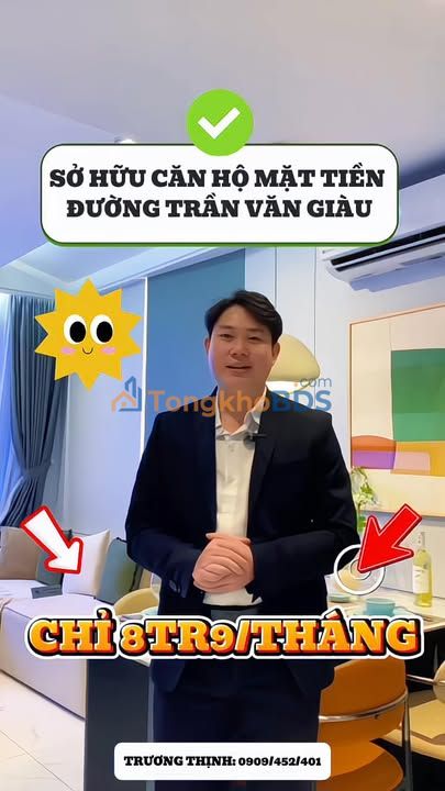 Căn hộ Trần Văn Giàu Bình Tân 46m² 1,4 tỷ - Bàn giao ngay