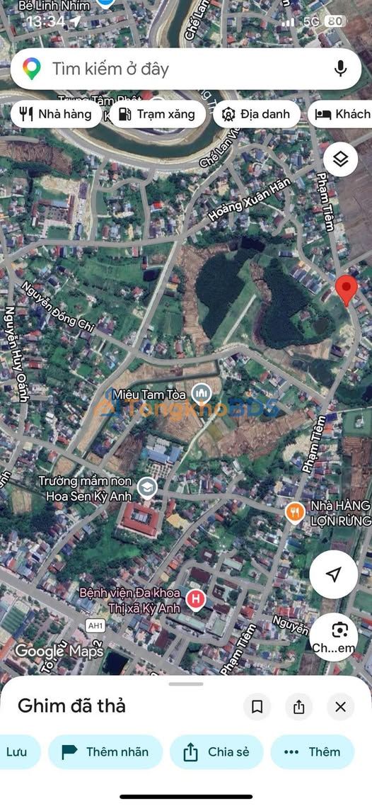 Đất mặt đường Phạm Tiêm 200m² 2.5 tỷ - Sổ đỏ, hướng Đông Bắc hợp phong thủy