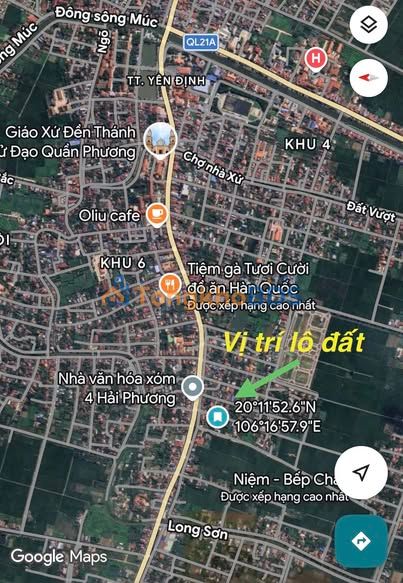 Đất nền Xóm 4 Hải Phương 210m² - Tiềm năng tăng giá