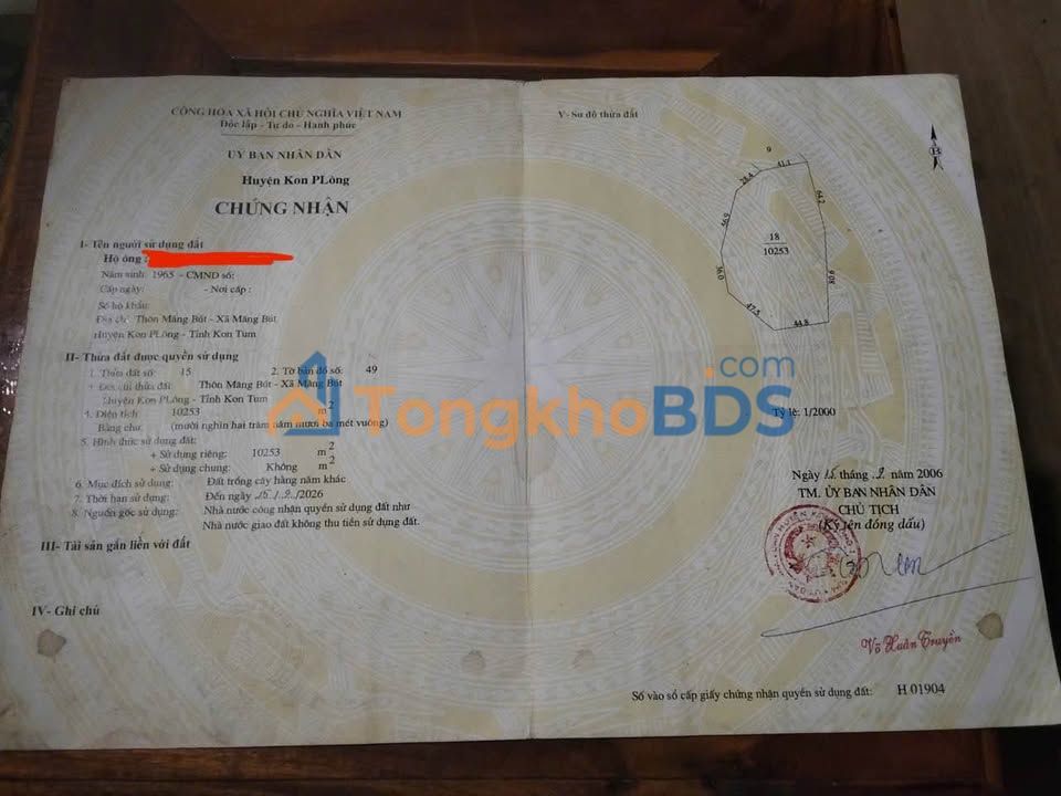 Đất nền Kon Tum Măng Buk 9.000m² giá mềm - Sổ đỏ chính chủ