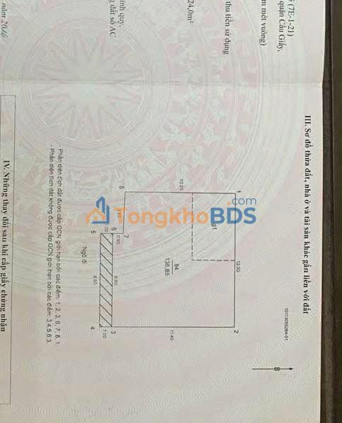 Đất Cầu Giấy 137m² giá 29.866 tỷ - Sổ đỏ chính chủ