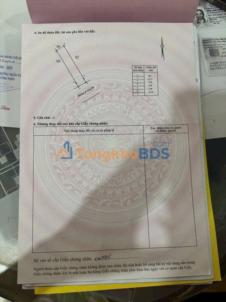 Đất Nền 124.8m² Tái Định Cư Bàu Gáo, Diên Khánh - Sổ Hồng Riêng