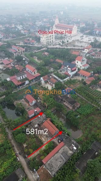 Đất nền Hải Phong 581m² 1.6 tỷ - Sổ đỏ chính chủ