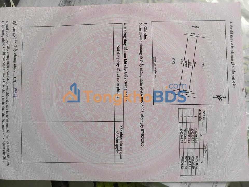 Đất nền Vinh Tân (TP Vinh) 100m² 2.6 tỷ - Sổ đỏ chính chủ