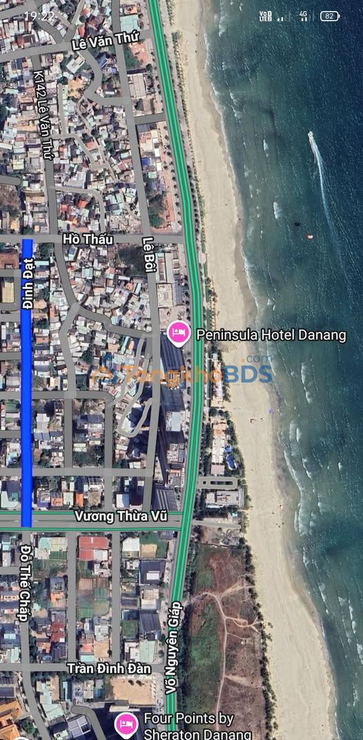 Đất Đường Đinh Đạt Sơn Trà 90m² 16.5 tỷ - Sổ đỏ chính chủ