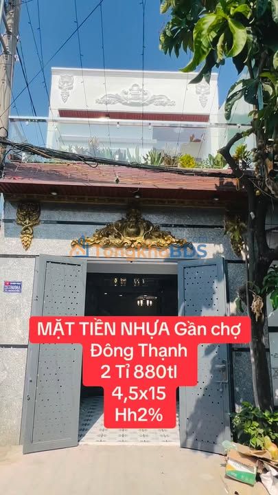 Nhà mặt tiền Đông Thạnh 68m² giá 2,88 tỷ - Giá tốt hiếm có