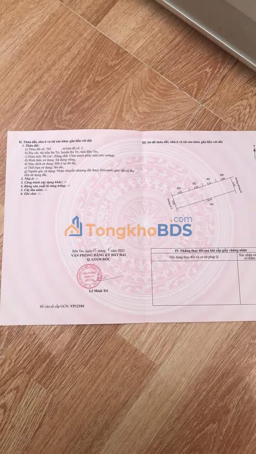 Đất nền Việt Sinh Châu Thành 90m² 1.75 tỷ - Sổ đỏ chính chủ