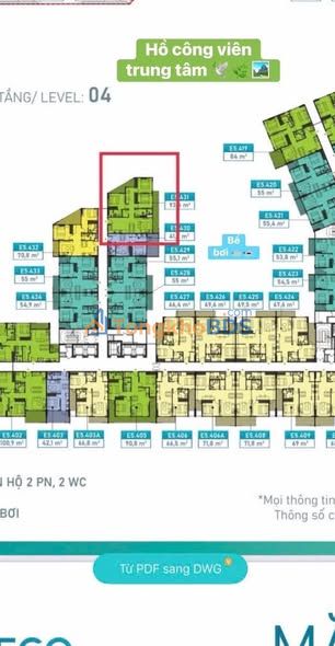 Chung cư Ecopark Hải Dương - Căn góc 93m² view hồ, bể bơi - Sẵn sàng đón gia đình