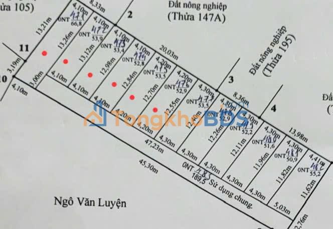 Đất nền Thượng Lý Hồng Bàng 53-63m² 630tr Sổ đỏ chính chủ