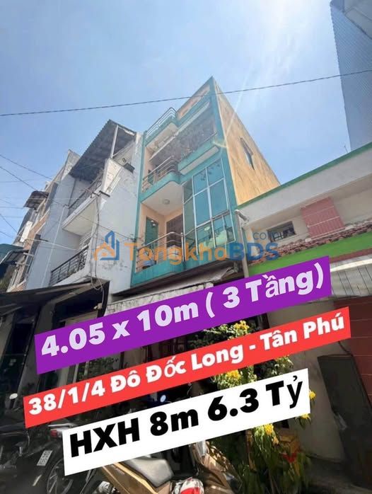 Nhà riêng Tân Phú 41m² 6.3 tỷ - Ô tô vào tận nhà