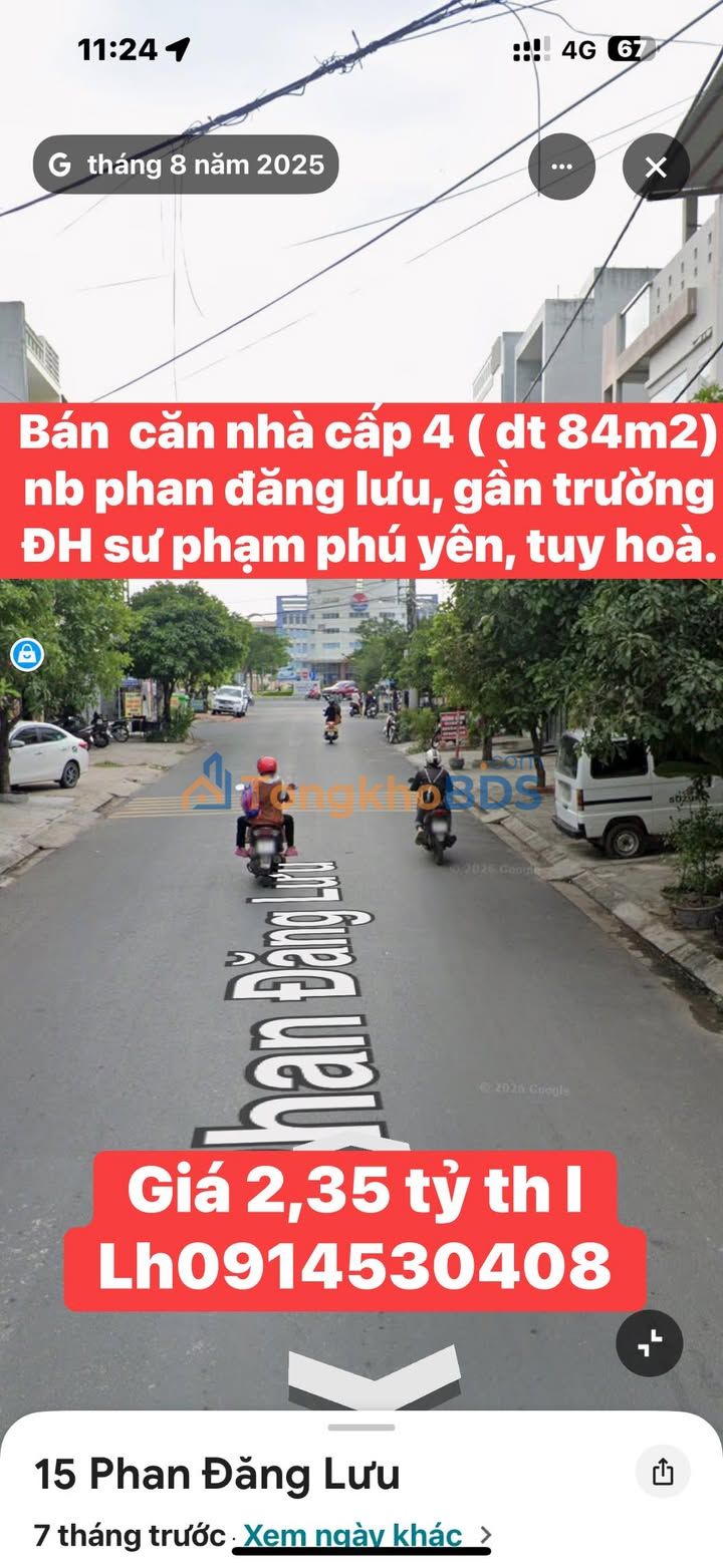 Nhà cấp 4 Phan Đăng Lưu 84m2 2,35 tỷ - Chính chủ bán