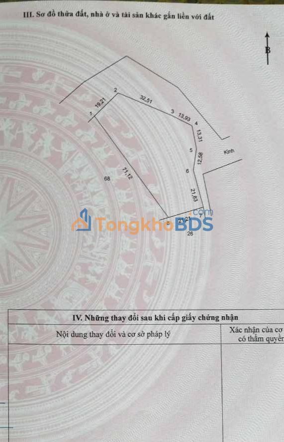 Đất nền Mỹ Thuận Bình Tân 2.398m² 650 triệu - Sổ đỏ chính chủ