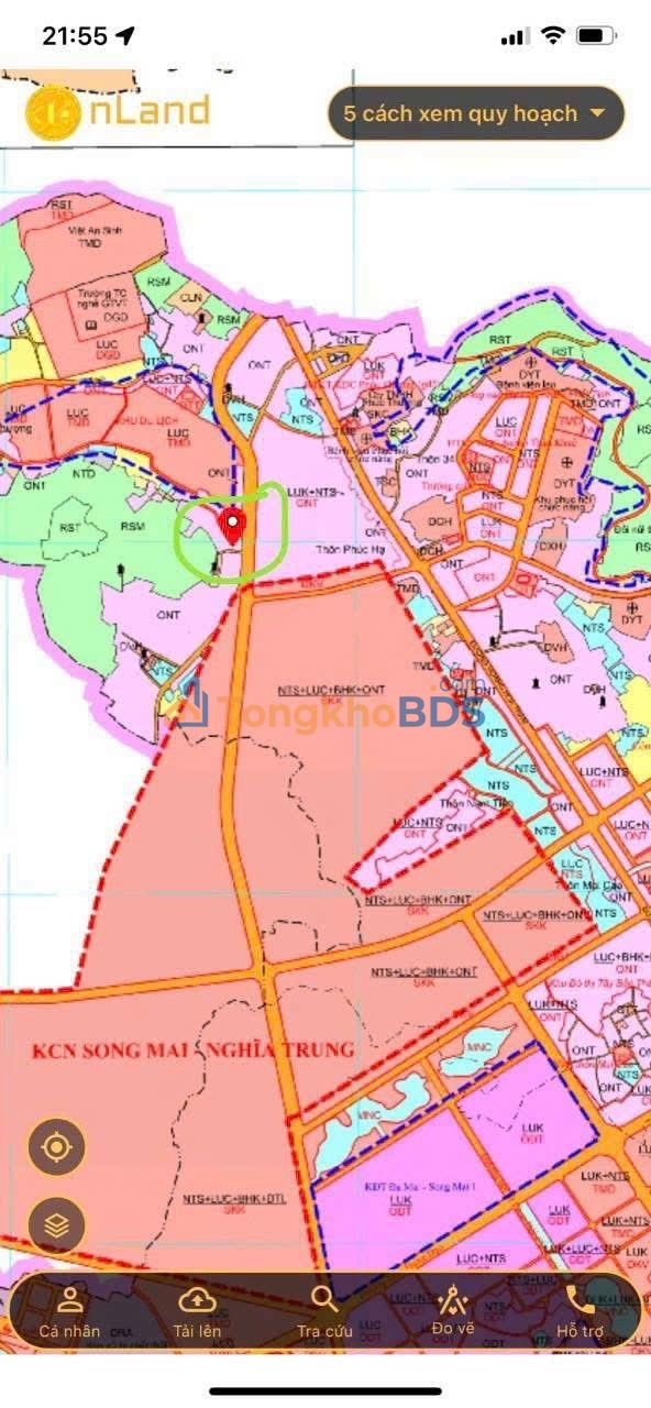 Đất Song Mai Nghĩa Trung 132m² 1.7 tỷ - Thổ cư 100%