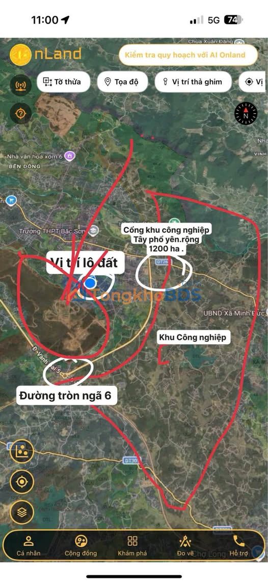 Dat nen Phuc Thuan 300m2 2 mat tien - So do, kinh doanh